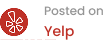 Posted on yelp logo